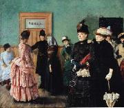 Albertine i politilagens ventevarelse Christian Krohg